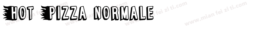 Hot Pizza normale字体转换